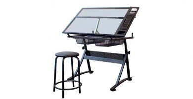 mesa de cristal calcar